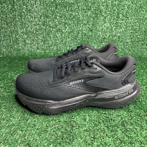 Brooks Glycerin GTS 21 Womens Size 7 B Black Athletic Running Shoes Sneakers - Picture 3 of 12
